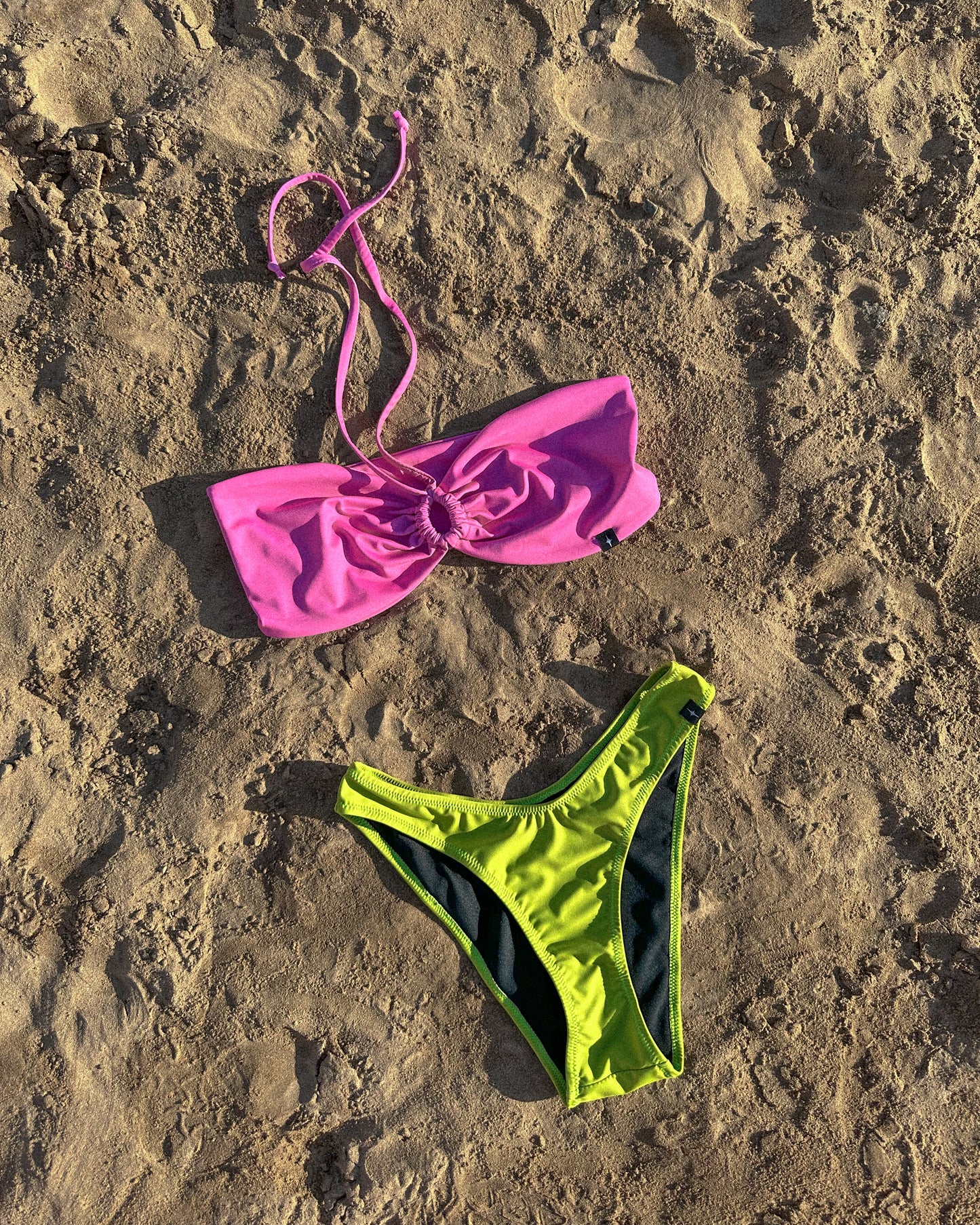 Bikini Top Halter - Tropical Pink